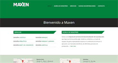 Desktop Screenshot of maxen.com.ar