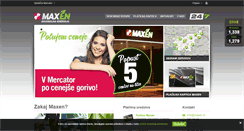 Desktop Screenshot of maxen.si