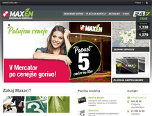 Tablet Screenshot of maxen.si